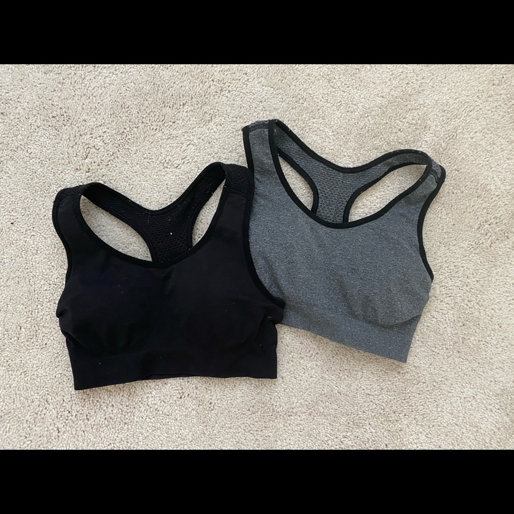 Pair of two sports bra